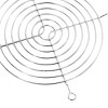 Unique Bargains 120mm 12cm Case Fan Finger Guard Metal Grill Protector Silver Tone for PC Computer - 4 of 4