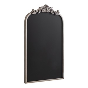Kate and Laurel Arendahl Framed Decorative Chalkboard, 19x30.75, Silver - 1 of 4