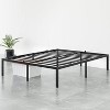 14 Inch Twin Bed Frame Metal Platform, Twin Bed Frame with Ample Storage, No Box Spring Needed and Steel Slat Support, Easy Assembly, Black - 3 of 4