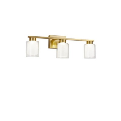 Artcraft Lighting Saville 3 - Light Vanity in  Brass