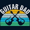 Adult Design By Humans Retro Dueling Electric Guitar Dad By DragonTee Pullover Hoodie - 2 of 2