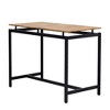 CAVINAS Dining Table Set for 4 Modern Industrial Design 5 Piece Dining Table Set Bar Table Set with 4 Stools for Kitchen - 2 of 4