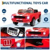 Jojoka 24V Licensed Shelby GT350 Ride-On Car, Ford Kids Electric Vehicle 2 Seater, Remote Control, LED Lights - 3 of 4