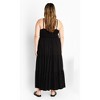 Women's Plus Size Tahitian Maxi Dress - black | CITY CHIC - 2 of 4
