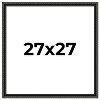 PosterPalooza | Square Antique Black Picture Frame - UV Acrylic, Foam Board Backing, Hanging Hardware - 2 of 4