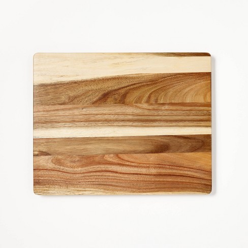 12x15 Nonslip Acacia Wood Cutting Board Natural - Figmint™ : Target