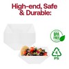Smarty Had A Party 3 qt. White Square Plastic Serving Bowls - 24 pcs - 4 of 4