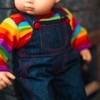 The Queen's Treasures 15 Inch Doll Clothes Rainbow Tee Shirt and Overalls - 3 of 4