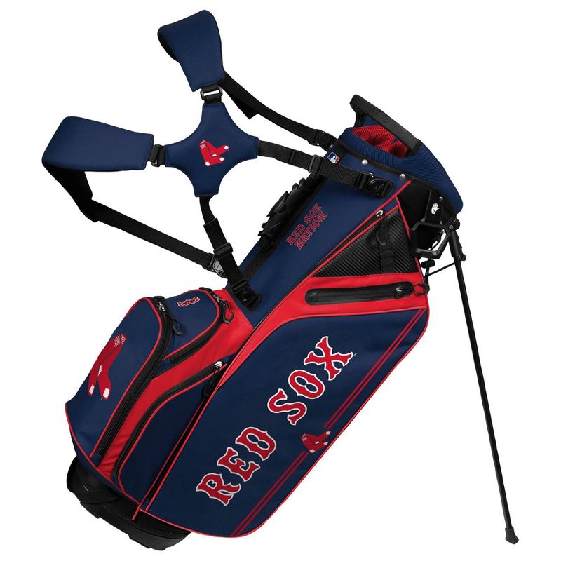 MLB Boston Red Sox Team Effort Caddie Golf Bag, 1 of 4