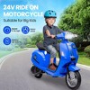 24V Kids Motorcycle for Big Kids, 14MPH Max Speed Electric Motorcycle with 350W Motor - 2 of 4