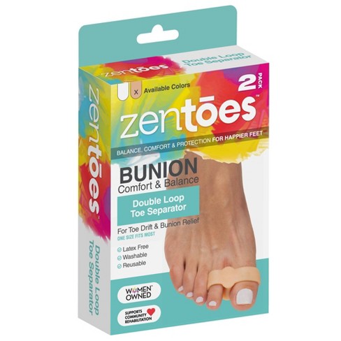 Zentoes Double Loop Toe Separator - Beige - 2pk : Target