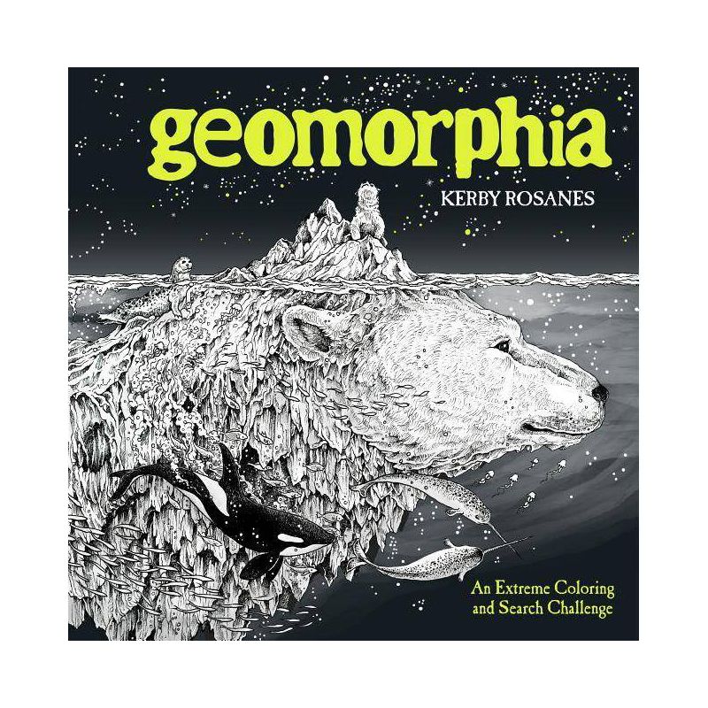 Geomorphia : An Extreme Coloring and Search Challenge - by Kerby Rosanes (Paperback), 1 of 2