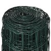 vidaXL Euro Fence Steel 82ftx3.9ft Green - 4 of 4