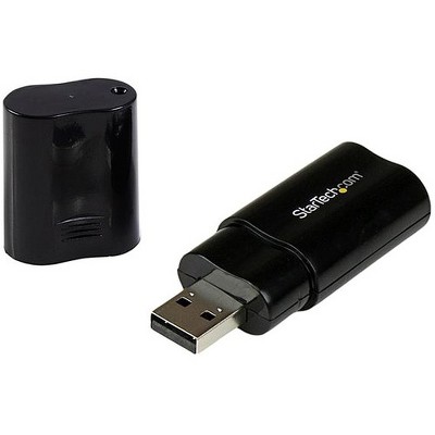 StarTech.com Audio USB Adapter - 1 x Type A Male USB - 1 x Mini-phone Female Audio In, 1 x Mini-phone Female Audio Out - TAA Compliant