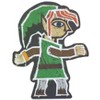 Just Funky The Legend of Zelda Link Painting 4-Inch Auto Magnet - 2 of 2