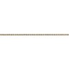 Black Bow Jewelry 1.15mm, 14k Yellow Gold, Diamond Cut Rope Chain Anklet or Bracelet - 2 of 4
