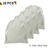 Unique Bargains Velvet Reusable Soft Jewelry Headphone Candy Drawstring Gift Bags 20 Pcs - 3 of 4