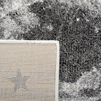 Ivory and Grey Moon and Stars Kids Area Rug