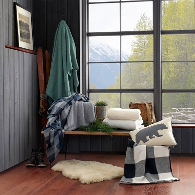 King Size Windsor Blue Cotton Reversible Blanket
