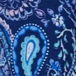 evening blue paisley