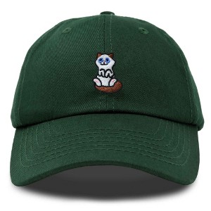 Dalix Ragdoll Cat Embroidered Cotton Dad Hat Cute Cat Lover Adjustable Baseball Cap for Everyday Style Womens - 1 of 4