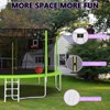 Aukfa Trampoline with Safety Enclosure Net, Outdoor Trampoline Set with Ladder for Backyard Fun for Adults/Kids - 3 of 4