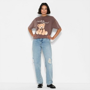 Women's Loose Fit Short Sleeve Crewneck Oversized Graphic T-Shirt - Wild Fable™ - 1 of 4