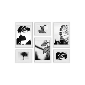 Haus and Hues Cambridge Gallery Wall Frame Set with Real Glass and Mat - 1 of 4