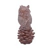 Transpac Rustic Owl Figurine Multicolor Resin Decorative Object for Fall Harvest Tabletop Indoor Home Decor Gift - 2 of 2