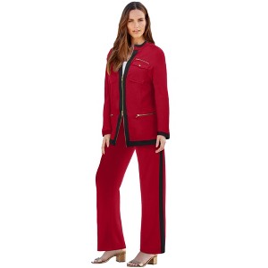 Roaman's Side Stripe French Terry Pull On Pant Set - 1 of 4