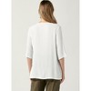 Allegra K Women's Lace Trim Ruched Comfy Summer 1/2 Sleeve V Neck Shirt - 4 of 4