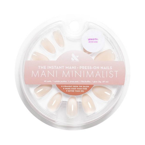 Olive & June Press-on Fake Nails - Milky Syrup Gradient - 42ct : Target