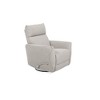 Granite Upholstered Manual Swivel Recliner with 360 lbs Heavy-Duty Mechanism - 4 of 4