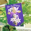 Briarwood Lane House Flag 40x28 For Outdoor Easter Cross Burlap For Easter House Flag - 4 of 4