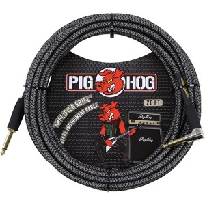 Pig Hog "Amplifier Grill" Instrument Cable, 20-Feet Right Angle PCH20AGR - 1 of 1