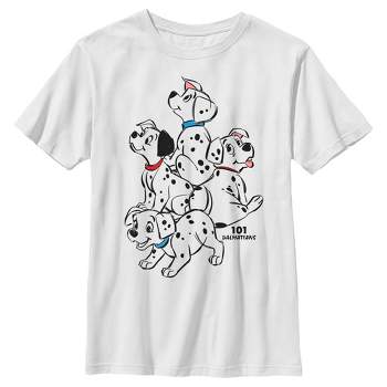 Disney 101 Dalmatians Group Shot Title Logo T-Shirt