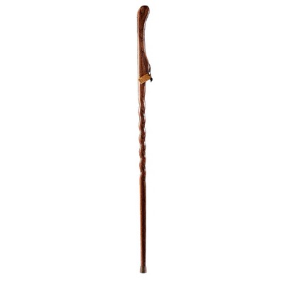Brazos Twisted HitchHiker Red Oak Wood Walking Stick 58 Inch Height