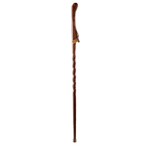 Brazos Twisted HitchHiker Red Oak Wood Walking Stick 58 Inch Height - 1 of 3