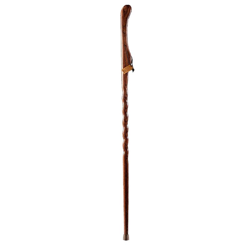 Brazos Twisted HitchHiker Red Oak Wood Walking Stick 58 Inch Height, 1 of 4