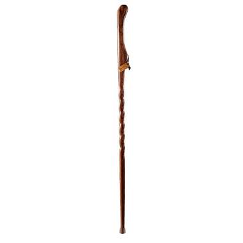 Brazos Twisted HitchHiker Red Oak Wood Walking Stick 58 Inch Height
