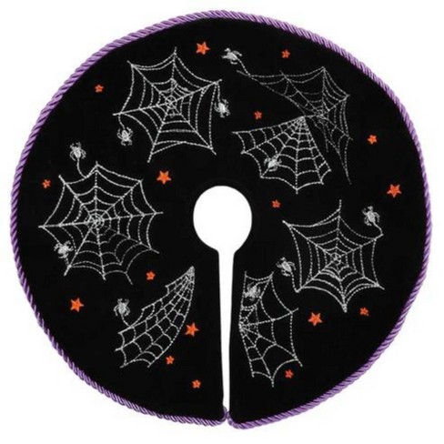 Old World Christmas 12.0 Inch Mini Halloween Tree Skirt Spiders, Web ...