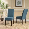 NicBex 2-piece Set Dining Chair Modern Upholstered Fabric Kitchen Armless Chair with High Backrest - 4 of 4