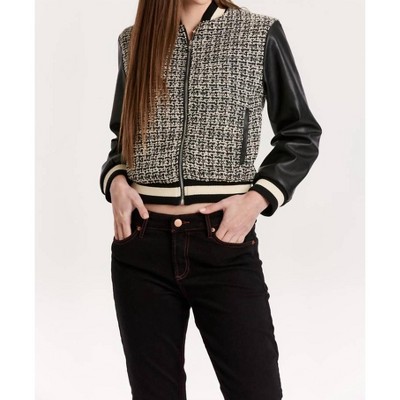 Women's Tweed Bomber Jacket - Another Love
