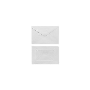 LUX #56 Mini Window Envelope 3 x 4 1/2 50/Box White EN5603-50 - 1 of 1