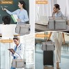 Nurse Tote Bag for Work with Padded 15.6” Laptop Sleeve, Medical Supplies Shoulder Bag for Home Health Care - 2 of 4
