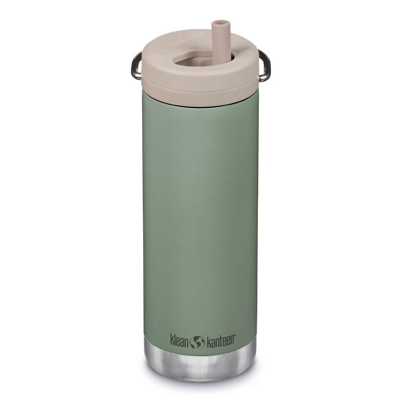 Klean Kanteen 16oz TKWide Insulated Stainless Steel Water Bottle with Twist Straw Cap, 1 of 7