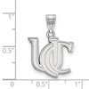 Black Bow Jewelry 14k White Gold Cincinnati Bearcats NCAA Medium Pendant - 2 of 3
