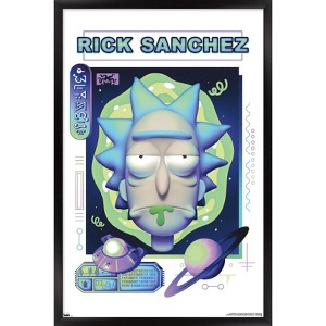 Trends International Rick and Morty - Rick Sanchez Framed Wall Poster Prints - 1 of 4