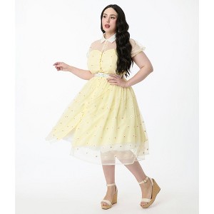 Unique Vintage Women's Plus Hollie Swing Dress - 1 of 4