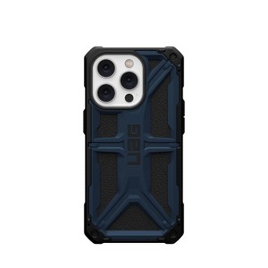 UAG iPhone 14 Pro Case Monarch Series, Premium Carbon Fiber/Leather Inlay - 1 of 4